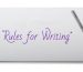 What Are the Rules of Writing a Book