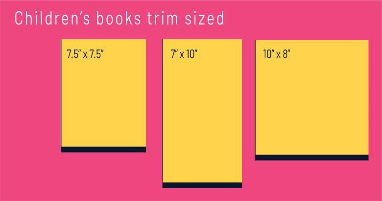 Children's book trim sized